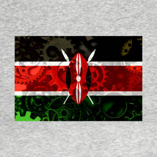 Flag of Kenya - Gears T-Shirt